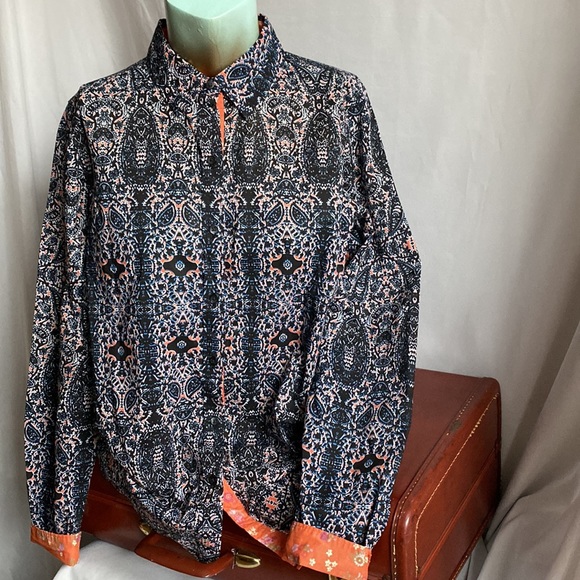 Joe fresh printed dress shirt Cotten - Picture 11 of 12